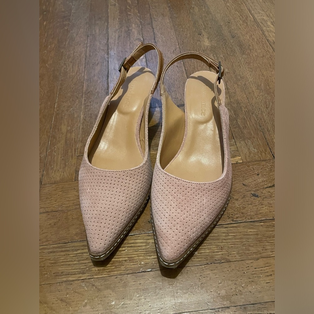 Sundance Bernadette pink slingback heels size 6
